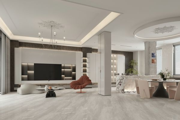 800x1350mm porcelain tile in wood grain pattern with brown tones, textured surface, rustic finish